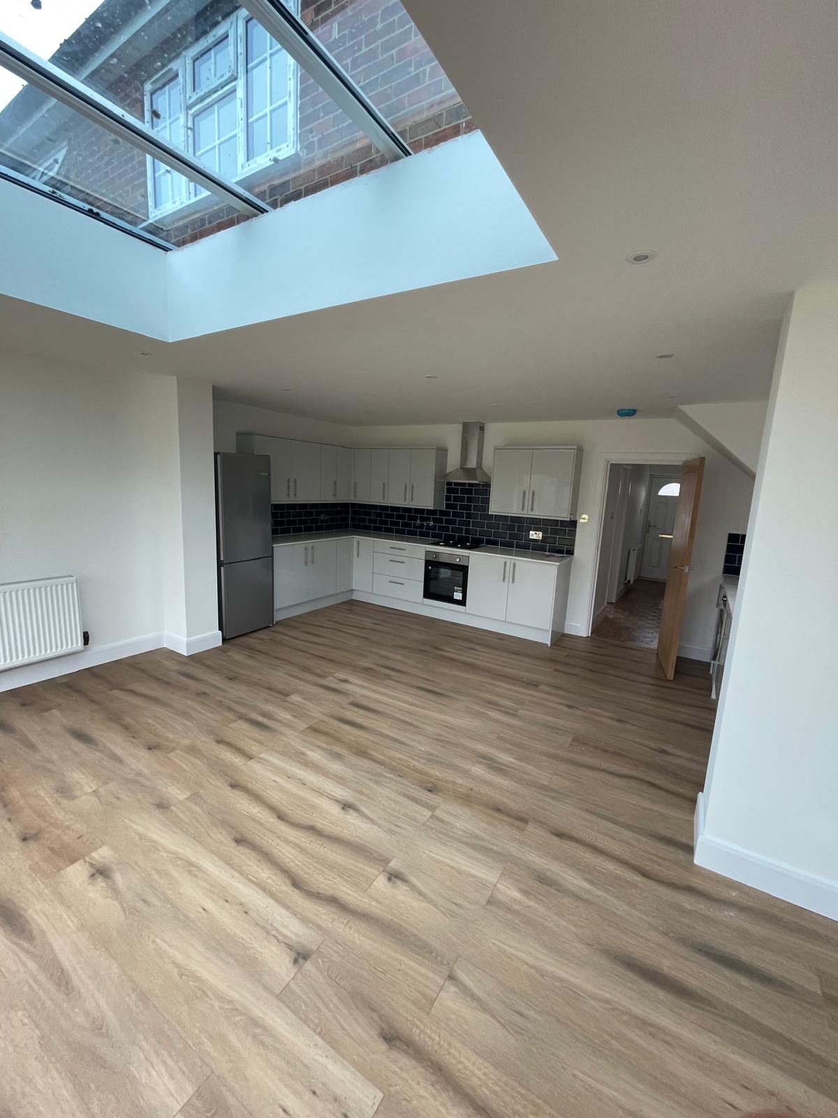 Completed London construction project with building control approval